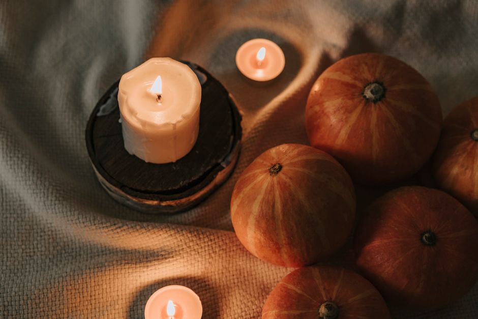 Herbstliche Wohndekoration