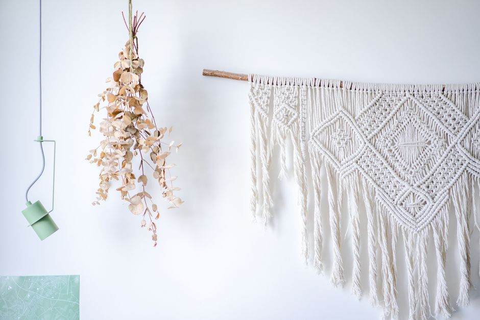 Wohnzimmer im Boho-Stil